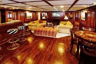 Lady K II Upper deck Saloon